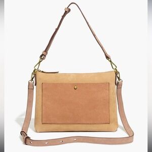 Madewell the Transport Crossbody Suede Bag